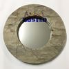 Picture of Mirror (L) Round Wood Frame Picture Size 240mm