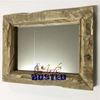 Picture of Mirror (L) Wood Frame Picture Size A3