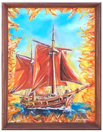 Picture of Blazing Sails 750mm x 550mm