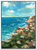 St. Blaize Light Oil Painting Mossel Bay Coastal Art Jacques Schutte