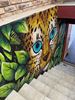 Leopard Staircase Mural